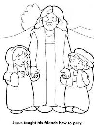 Hymns are a beautiful way to imprint the spirit in your students' hearts. Jesus Taught His Friends How To Pray And Jesus Love Me Coloring Page Color Luna