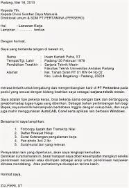Cara membuat tampilan surat lamaran kerja yang rapi. Download Contoh Surat Lamaran Kerja Bumn Terbaik Dan Terbaru File