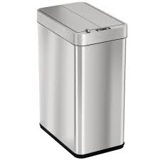 This item itouchless softstep 13.2 gallon stainless steel step trash can with odor control system, 50 liter pedal garbage bin. Itouchless Trash Cans Recycling Bins Target