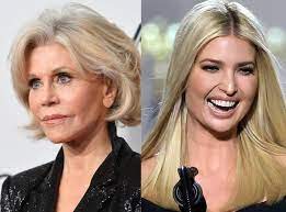 Jane fonda, american film actress, daughter of henry fonda, noted for her political activism, especially during the vietnam war. Jane Fonda Claims Ivanka Trump Laughed At Her Climate Change Appeal And Never Spoke To Her Again The Independent The Independent