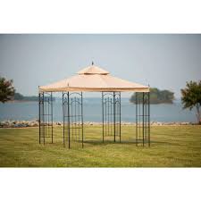 Designed to replace the canopy on 10 ft. Hampton Bay Replacement Canopy Outdoor Patio For 10 Ft X 10 Ft Arrow Gazebo 61821 Cpy The Home Depot