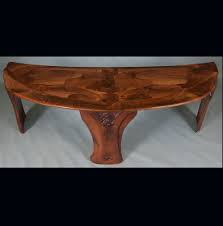 Abstract Organic Expressionism In Furniture Walnut Coffee Table With Matching End Tables Walnut Coffee Table Coffee Table End Tables