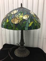 Or best offer +c $37.85 shipping. Vintage Tiffany Style Floral Stained Glass Lamp Estatesales Org