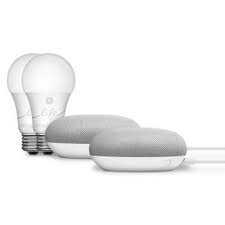 Google Home Mini Smart Light Bundle Google Home Mini Smart Lighting Home Automation