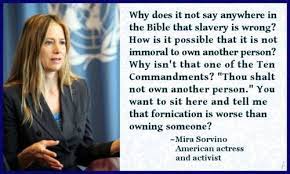 Christian Immorality Fornication Vs Owning Someone Mira Sorvino Always Question Authority