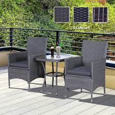Including bistro tables and chairs. Rattan Furniture Bistro Set Garden Table Chair Patio Outdoor Conservatory Wicker Ebay