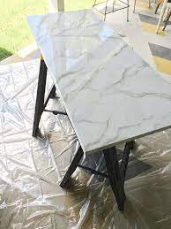 While they aren't quite as luxurious as a. Diy Faux Marble Little Green Notebook Diy Marble White Marble Diy Diy Countertops