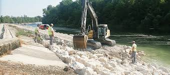 Pont D Ain Des Travaux Au Barrage D Oussiat