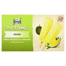 We cater / supply ice cream to: King S Potong Durian Ice Cream 6pcs X 60ml 360ml Tesco Groceries