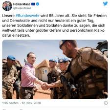 Rund 350 belgische polizisten und soldaten suchen in einem nationalpark in der nähe von maasmechelen immer noch nach einem berufssoldaten. Maas Gratuliert Versehentlich Belgien Zum Bundeswehr Jubilaum Video Stern De