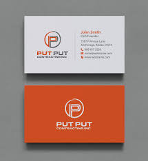 Make it easy to replicate. Bold Professional Telecommunications Business Card Design For Put Put Contracting Inc By Chandrayaan Creative Design 11770122
