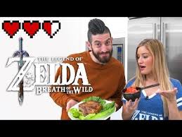 Cooking Food From Zelda Breath Of The Wild Game Youtube No Cook Meals Wild Game Zelda Breath