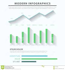 Business Diagram Chart Bar Graph Vector Infographic Template