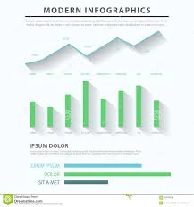 business diagram chart bar graph vector infographic template