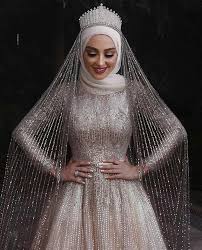 Their wedding hijab dress brings some challenges, as they want to wear gowns which is islamic and accompanied by hijab. Hijab Wedding Dresses 30 Islamic Wedding Dresses For Brides