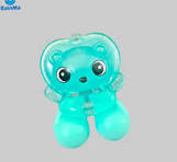 Mini Kids Blue Cartoon Safety Scissors with Hangable Rope Hole Portable