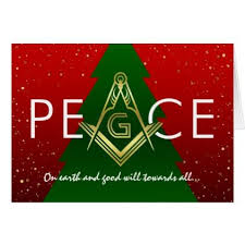 Masonic Christmas Cards Red Freemason Holiday Zazzle Com Holiday Design Card Christmas Cards Holiday Card Diy
