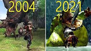 #iceborne available now on ps4, xbox one, pc. Evolution Of Monster Hunter Games 2004 2021 Youtube