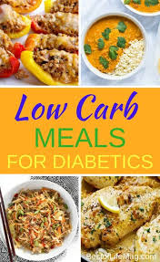 Low Carb Meals For Diabetics Low Carb Recipes Diabetic Diabetic Meal Plan Low Carb Recipes