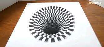 How To Create The Illusion Of 3d Using Pencil And Paper Illusion Drawings Optical Illusions Drawings Illusions