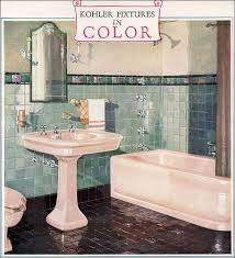 1928 kohler color bathroom fixtures 1920s bathroom