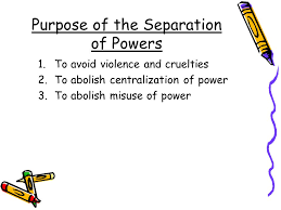 It's simply about what he is saying while testifying at his confirmation hearing. Separation Of Power Ppt Video Online Download