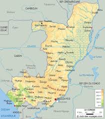 La république du congo est un pays d'afrique centrale. Carte Du Congo Congo Carte Geographie