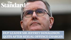 Sir Jeffrey Donaldson: DUP leader quits after being charged with historic  sexual offences