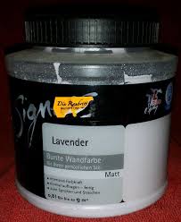 Beim besprühen der wand nehmen sie einen bequemen stand ein und halten die pistole mit einem winkel von 90 grad zur wand fest. Signeo Lavender Matt 0 8 L Bis Zu 9 Qm Bunte Wandfarbe Abtonfarbe Ovp Ebay
