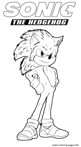 You can print and color immediately. Sonic The Hedgehog 2020 For Kids Coloring Pages Printable