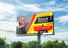Download Free Black Friday Billboard Mockup Psd Mockup Free Mockup