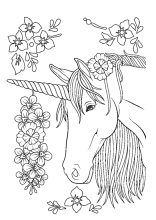 Ein weiteres bild von ausmalbilder mandala einhorn: Ausmalbild Einhorn Fabelwesen Einhorner Unicorn