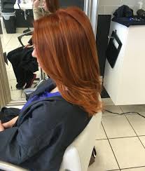 awesome gold red hair color using wella 7 34 6 34 7 4