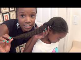 Define your fauxhawk with a shaved line and keep your curls natural. How To Maintain Little Girls Natural Hair Butterfly Youtube