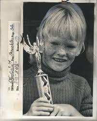 Michigan State Fair Freckles Contest Robbie Webb 1975 Vintage Press Photo  Print