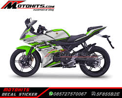 Stiker all new r15 v3 movistar bahan : Decal Sticker Yamaha Yzf R15 Motohits Com