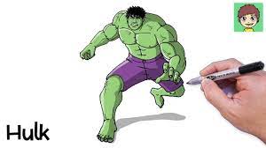 Como Desenhar O Hulk Passo A Passo Facil Desenho Para Desenhar Youtube