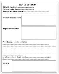 Modele Fișe De Lectură School Lessons Teacher Supplies School Reading