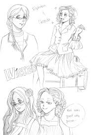 More sketches take a peek at some of the sketches created by our users, are you a sketchite? Wicked Elphaba And Glinda By Hotara On Deviantart