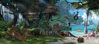 Artstation Peter Pan 04 Artur Sadlos Environment Concept Art Anime Scenery Environmental Art