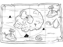 Pirate treasure map coloring pages free printable earth black and with regard to free printable treasure map, source image : Treasure Map Coloring Page Coloring Pages For Kids