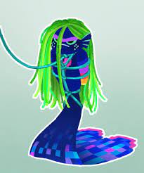 blue skin dreamworks fins fish green hair heart king trollex  tagme troll trolls (film) trolls world tour 