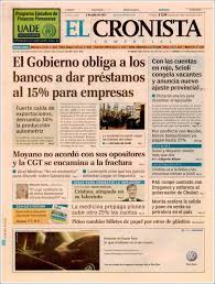 In 1989 the name was changed to el cronista. Newspaper El Cronista Comercial Argentina Newspapers In Argentina Thursday S Edition July 5 Of 2012 Kiosko Net