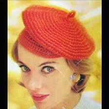 PATTERN Crochet Womens Beret 1960's Vintage PDF PATTERN