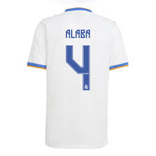 Local pride also played a part in the home shirt. Alaba 4 Real Madrid Home Jersey 2021 22 Adidas Gq1359 Alaba Amstadion Com