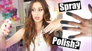 Spray Perfect Spray On Nail Polish Review Youtube