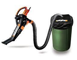 Worx Trivac Blower Mulcher Yard Vacuum With Leaf Collection System Combo Kit Best Riding Lawn Mower Vacuum