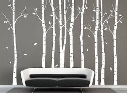 Birch Tree Wall Decal Nursery Vinyl Large White Birch Tree Wall Decal Tree Decal Nursery Birch Tree Decals Ihomeart Http Nursery Wall Decals Tree Birch Tree Wall Decal Forest Wall Decals