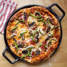 Classic Pizza Dough Recipe Cast Iron Pizza Cast Iron Pizza Pan Cast Iron Pizza Recipe