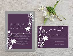 Cheap Rustic Floral Plum Wedding Invitations Ewi001 Plum Wedding Invitations Grey Wedding Invitations Wedding Colors Purple